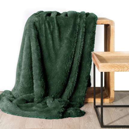 DESIGN 91 Koc TIFFANY o strukturze miękkiego futra ze srebrną nitką DESIGN 91 Koc TIFFANY o strukturze miękkiego futra ze srebrną nitką - 150 x 200 cm
